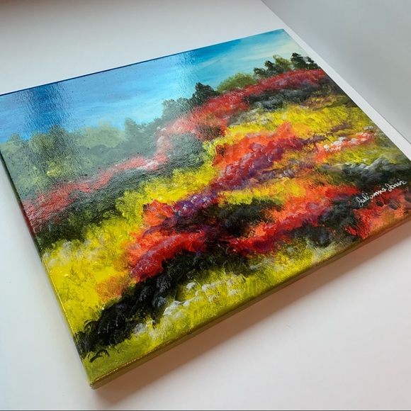 Original Acrylic Painting on Canvas called “Life” 11 x 14” varnished painting - Picture 3 of 6